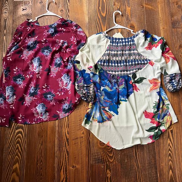Women's Size Large Spring Summer Blouse Bundle NEW WITH TAGS - Picture 9 of 9
